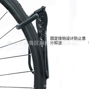 Soporte de pared para almacenamiento de bicicletas, paquete de 2 ganchos para almacenamiento de bicicletas en garaje, fácil instalación - Product Image 2