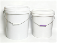 Seau en plastique de 10 L, baril à peinture personnalisable, conteneur chimique, bidon d'huile, cylindre, jerrycan, fûts de stockage alimentaire
