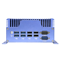 Mini PC Intel Core I5-10210U Económico, 4 Núcleos, 8 Subprocesos, 6 MB de Caché, 8 Puertos USB, 2 Pantallas, 2 LAN, 2 COM, Multi-Puerto, con el Mejor Ventilador