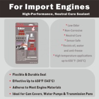 Silicone moteur 999, 85g Silicone gris pour joint d'étanchéité automobile RTV