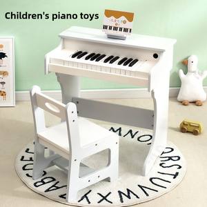 Éducation précoce clavier numérique Piano enfants Orff Instrument de musique jouet cadeau pour un an musique illumination fait PC - Product Image 5