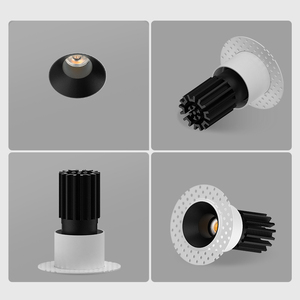 XRZLux 10W Spot <span class=keywords><strong>de</strong></span> plafond COB anti-éblouissement Design moderne IP44 Étanche LED Downlight pour cuisine <span class=keywords><strong>salle</strong></span> <span class=keywords><strong>de</strong></span> <span class=keywords><strong>bain</strong></span> Spot sans cadre - Product Image 2