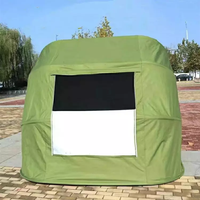 Auvent pliable automatique rétractable en acier inoxydable Amas, tissu Oxford 600D, abri de voiture, tente de voiture, garage extérieur