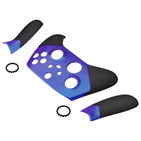 Rails latéraux et coque avant en caoutchouc EXtremeRate ASR pour contrôleur Xbox Series X/S-Boîtier de remplacement