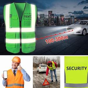 Design Custom Echanic Industrial <b>Construction</b> Worker Clothing Apparel <b>Jacket</b> High Visibility Reflective Safety Vest with logo - Product Image 5