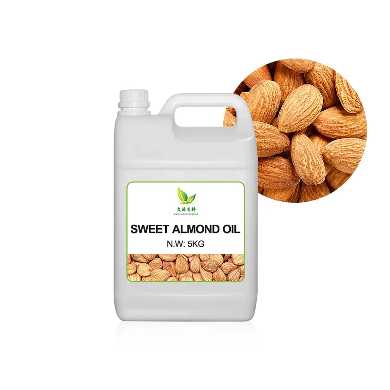 100% Pure Sweet Almond Essential Oil Wholesale Price Sweet almond oil aroma diffusion and cosmetic use