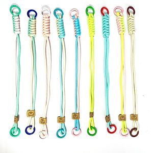 Sangle de téléphone portable tressée à la main, cordon coloré pour téléphone, sac, porte-clés, accessoire, bracelet - Product Image 5