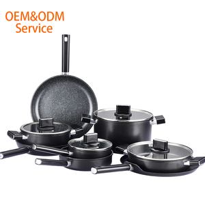 Juego de utensilios de cocina para freír huevos, sartén de piedra de mármol de 26cm - Product Image 3