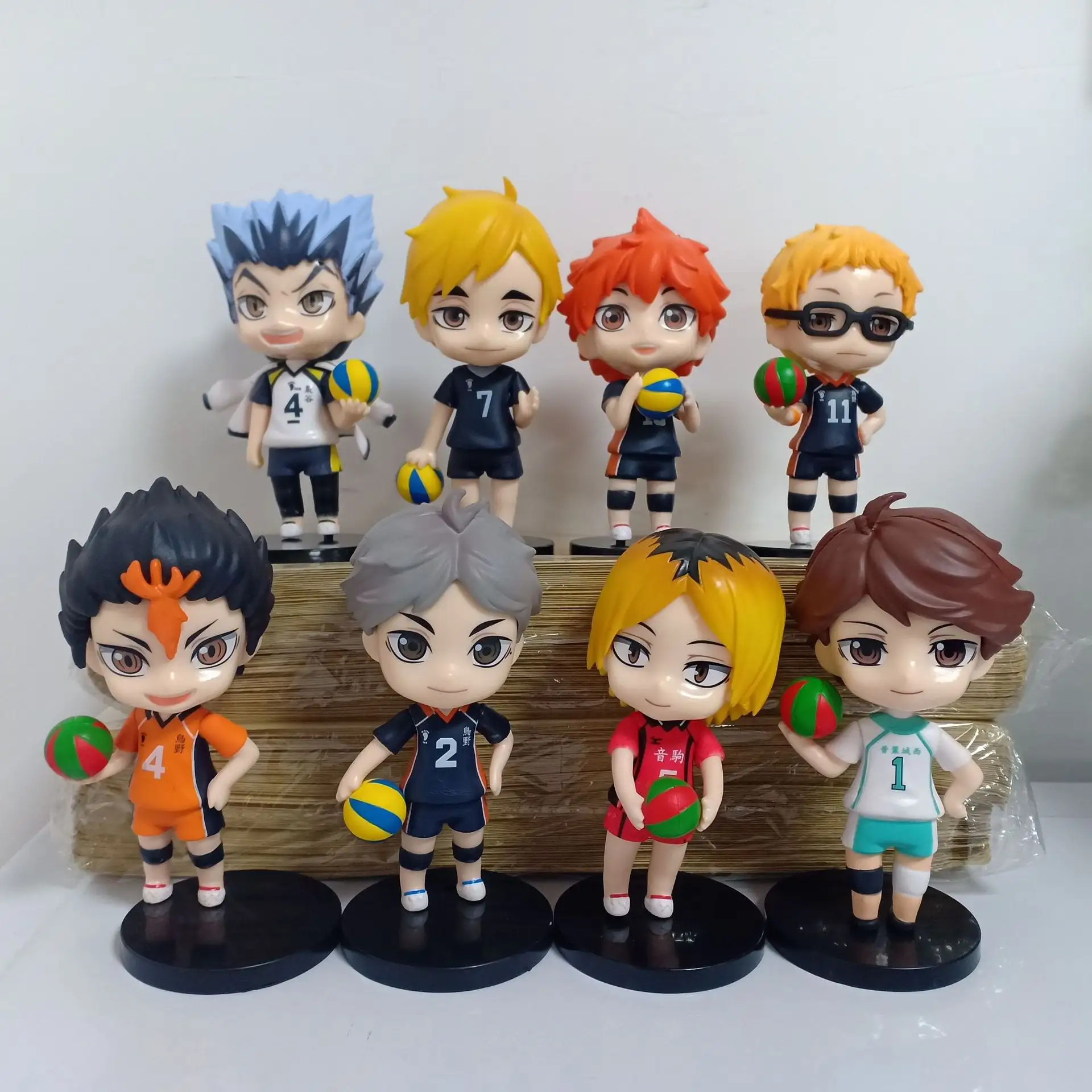 Mainan Model Imut Versi Q Jepang Tokoh Aksi PVC Tokoh Haikyuu Anime