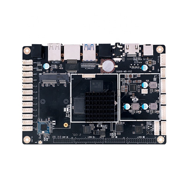 S6868 Android 11 system RK3568 industrial grade motherboard support LVDS EDP MIPI IR development board