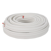 Climatiseur prix usine 1/4 + 3/8 1/4 + 1/2 1/4 + 5/8 3/8 + 5/8 ensemble de ligne de bobine de cuivre isolé avec Kit d'accessoires