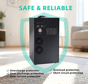 Générateur solaire 1000Wh, batteries externes solaires, charge solaire, cellule LiFePO4 3.2V 314Ah, onde sinusoïdale pure 220V/50Hz - Product Image 5