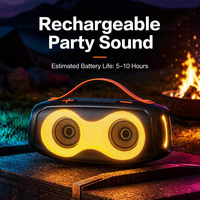 Mini-enceintes sans fil Bluetooth 5.4 pratiques et de qualité, avec éclairage LED RGB, pour ordinateur – Vente chaude, échantillon disponible, OEM/ODM disponible