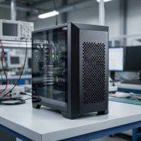 Châssis de serveur GPU pour calcul IA 4U 5U, boîtier rackable avec aérations de refroidissement à haut débit d'air, en tôle de précision industrielle, personnalisable OEM