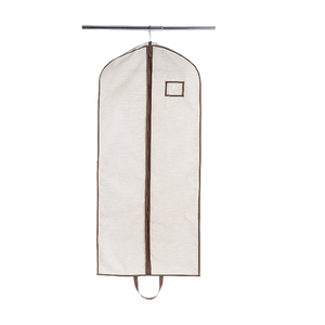 Tout nouveau sac de vêtement en coton imprimé personnalisé <span class=keywords><strong>robe</strong></span> de mariée personnalisée couverture en <span class=keywords><strong>lin</strong></span> anti-poussière couverture de costume réutilisable - Product Image 1