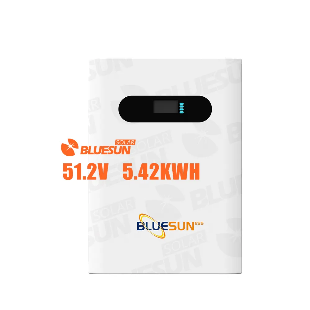 Bluesun güneş lityum pil 48v 51.2V duvara monte pil 100ah 200ah lifepo4 pil enerji depolama sistemleri için