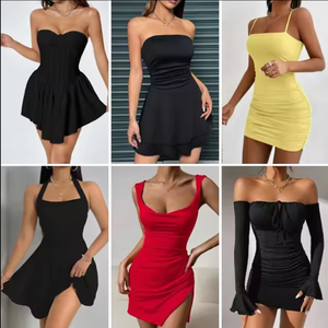 Robes Élégantes pour Femmes 2025 par Sheines, <span class=keywords><strong>Soldes</strong></span> Destockage, Styles Décontractés pour l'Été, Livraison Aléatoire depuis le Grossiste - Product Image 3