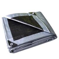 Bâche en toile tissée personnalisée 120-130 g/m² enduite de PE, imperméable et antistatique, pour extérieur, couverture de toit pour tentes
