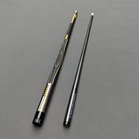 Queue de billard en fibre de carbone, personnalisée en usine, de haute qualité, en fibre de verre, avec poignée en cuir, queue de billard 1/2 en deux parties