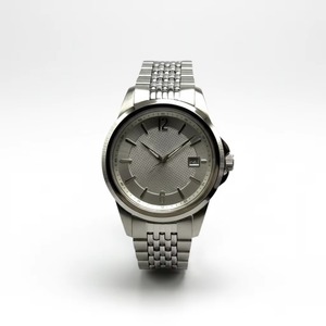 Reloj de Negocios para Hombre con Correa de Malla de Acero, Esfera Negra, Ventana de Fecha, Cinco Eslabones, Resistente al Agua para Uso Diario Formal - Product Image 3