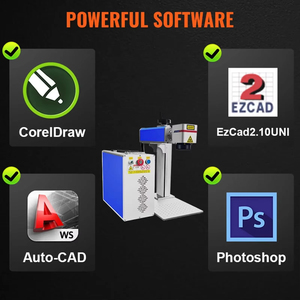 New 20W 30W 50W 100W Portable <b>Split</b> Type Laser Printing Pachine Fiber Laser Engraving <b>Machine</b> - Product Image 6