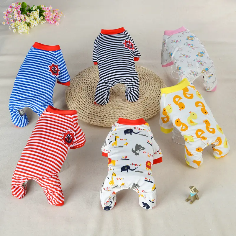 Joyfamily-Pijama de algodón de cuatro patas para perro, venta al por mayor