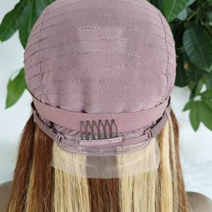 Pelucas de Cabello Humano Baratas de 40 Pulgadas con Parte en U, Sin Pegamento, Pelucas Rubias 613 de Encaje Completo, Pelucas de Cabello Humano Mixto, Pelucas de Cabello Indio Virgen - Product Image 5