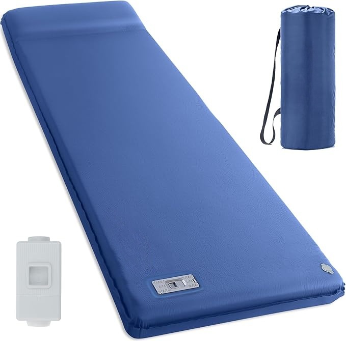 Pompe électrique bleue