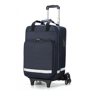 新しいトロリーヘビーデューティーカスタマイズロゴパッケージ医師医療応急処置機器バッグナースドクターウィールファッション - Product Image 4