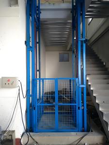 Monte-charge hydraulique 1 2 3 4 5 tonnes, élévateur de marchandises industriel à deux ou trois étages, monte-charge sur rail 1 2 3 4 5 tonnes - Product Image 2