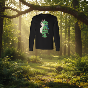 T-shirt à manches longues I Stand With Frog Vintage Frog Resist - Product Image 3