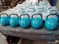 Kettlebells de compétition ZY avec poignée en acier codée par couleur, poids d'entraînement pour la musculation, kettlebells pour salle de sport commerciale