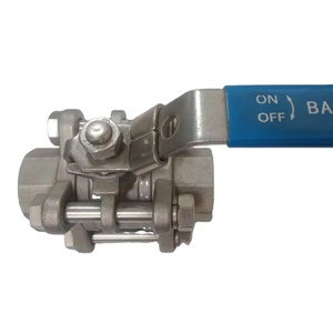 3PC loại ánh sáng bóng van với giá cả cạnh tranh DN 15-100 Hướng dẫn sử dụng bóng van - Product Image 1