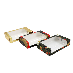 Caja de Papel Kraft de Grado Alimenticio con Ventana y Logotipo Personalizado CHING TA, Caja Ecológica para Llevar Pan, <span class=keywords><strong>Sushi</strong></span> y Pasteles - Product Image 5
