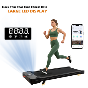 1-6 km/h Walking Pad Cinta de correr Oficina debajo del escritorio Máquina eléctrica con motor 2.0HP <span class=keywords><strong>220lbs</strong></span> - Product Image 1