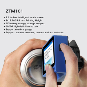 Tự động Mini Máy in phun hàng loạt mã hóa và thời hạn sử dụng máy bay phản lực nhiệt nhãn cầm tay và máy in thẻ - Product Image 2