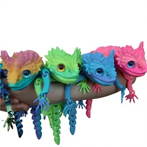 Modelo de animal simulado de lagarto grande articulado y móvil, impreso en 3D, de gran éxito transfronterizo, para modelo de maternidad 041, para edades de 13 a 24 años - Product Image 3