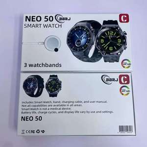 Les dernières montres intelligentes NEO50 à écran rond haute définition avec trois bracelets en alliage d'aluminium, <span class=keywords><strong>bracelet</strong></span> intelligent sport pour femmes - Product Image 6