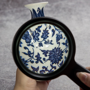 Kaca Pembesar Gantungan Kunci Lipat 10X Mini Portabel dengan Rantai, Kaca Pembesar Tangan Harian, Alat Kaca Pembesar, Hadiah Lupa - Product Image 5