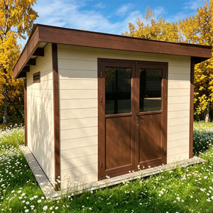 Caseta de Almacenamiento Resistente para Exteriores de WPC, Ideal para la Organización del Jardín y Práctica para Guardar Herramientas y Equipos - Product Image 3