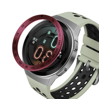 Adhésif en métal anti-rayures pour Huawei Watch GT 2E, lunette, bague, style, cadre, boîtier, Protection, lunette en acier inoxydable