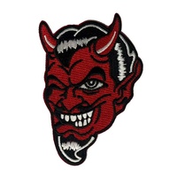 Patch en feutre brodé personnalisé de grande taille, motif personnage de dessin animé hip-hop, thermocollant pour chapeaux et vêtements - Marque Tide
