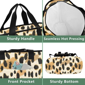 Aloha Animal Cheetah Hawaiian Custom Print Extra Large Custom Logo Beach Picnic Lunch Bag Insulated Golf <b>Cooler</b> Bag <b>Backpack</b> - Product Image 5