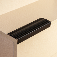 Moderne Aluminiumlegierung & PVC-Streifen Langlebige Sicherheitskantenleiste für Innen-/Außentreppen