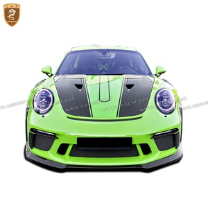 Parachoques delantero para coche, accesorio <span class=keywords><strong>Gt3</strong></span> <span class=keywords><strong>Rs</strong></span> Style 3K de fibra de carbono auténtica, divisor de alerón para <span class=keywords><strong>Porsche</strong></span> <span class=keywords><strong>991</strong></span> <span class=keywords><strong>992</strong></span> - Product Image 2