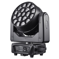 Projecteur LED Bee Eye K10 19x15W RGBW 4-en-1 avec zoom, faisceau et wash, DMX512 pour DJ, discothèque, mariage et éclairage de scène