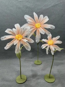 2024 Wedding Props Huge <strong>Paper</strong> Flowers Handmade <strong>Daisy</strong> Shopping Mall Decorations Window Decoration Ornaments Wedding Decorations - Product Image 3