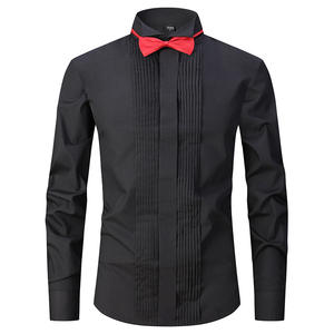 TS2118 camicie uomo Xxxxl 2025 <span class=keywords><strong>sposo</strong></span> matrimonio con collo lungo a manica lunga camicie bianche per gli uomini formale abito da spettacolo frac - Product Image 6