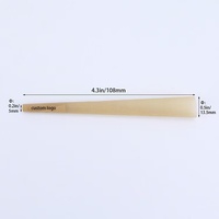 Tube en papier pré-roulé blanc personnalisé, filtre conique en papier, accessoire pour fumeurs