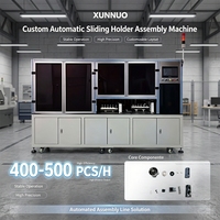 Solution d'assemblage entièrement automatisée XUNNUO pour supports coulissants de sanitaires 1000W multi-tension avec garantie d'un an